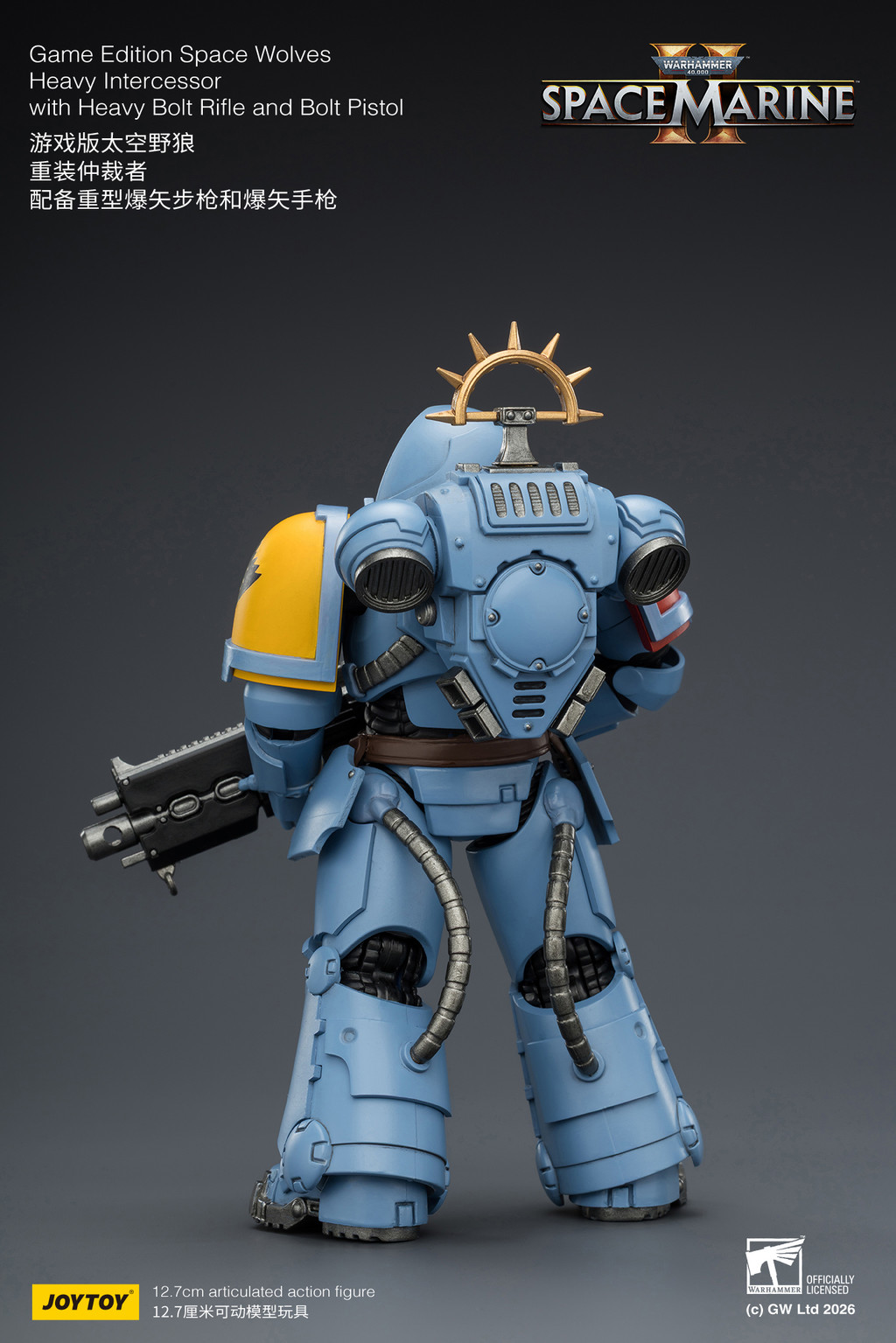 Game Edition Space Wolves Heavy Intercessor with Heavy Bolt Rifle and Bolt Pistol - view 10