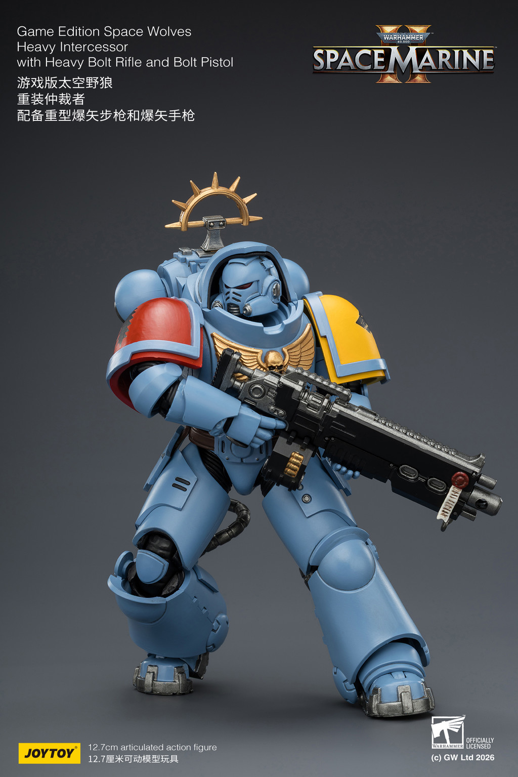 Game Edition Space Wolves Heavy Intercessor with Heavy Bolt Rifle and Bolt Pistol - view 13