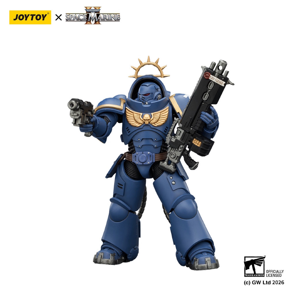 Game Edition Ultramarines Heavy Intercessor with Heavy Bolt Rifle and Bolt Pistol - view 5