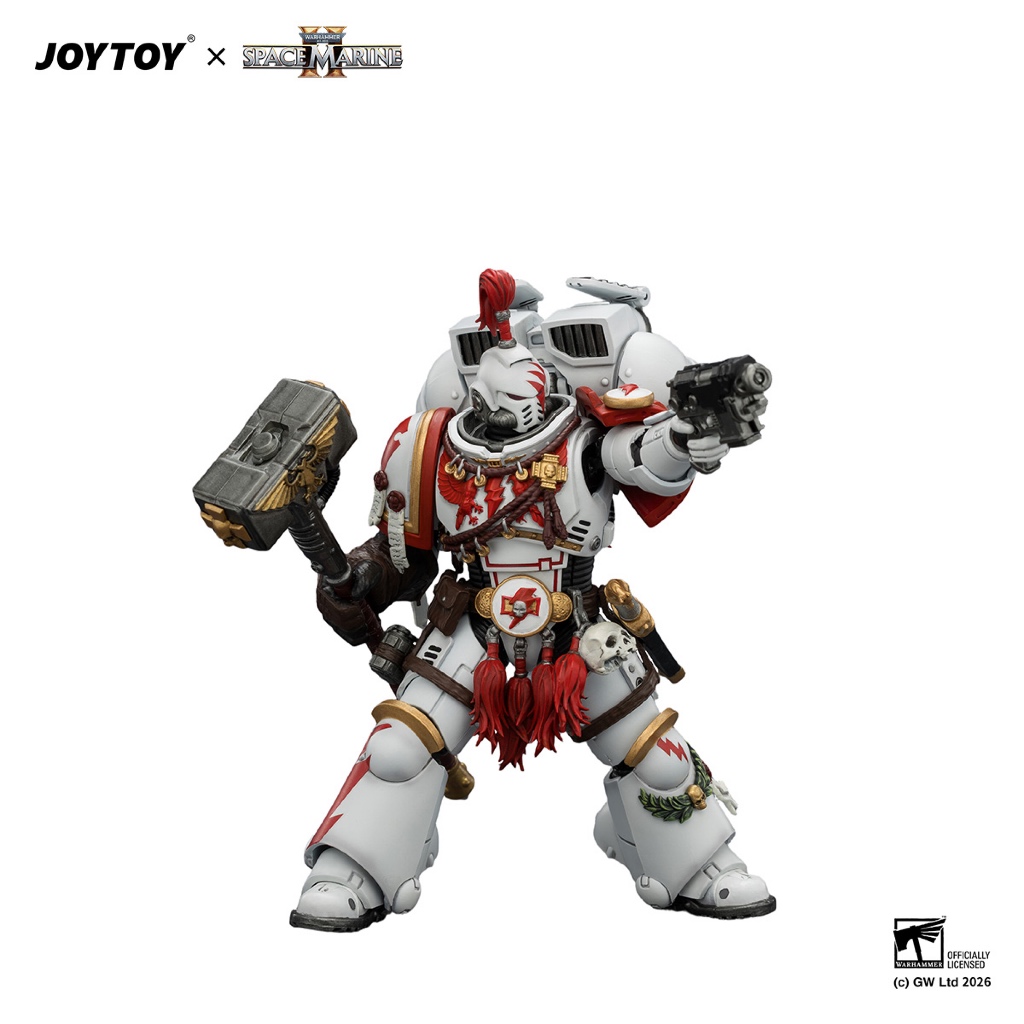 Game Edition White Scars Assault Intercessor Champion with Thunder Hammer and Bolt Pistol - view 4