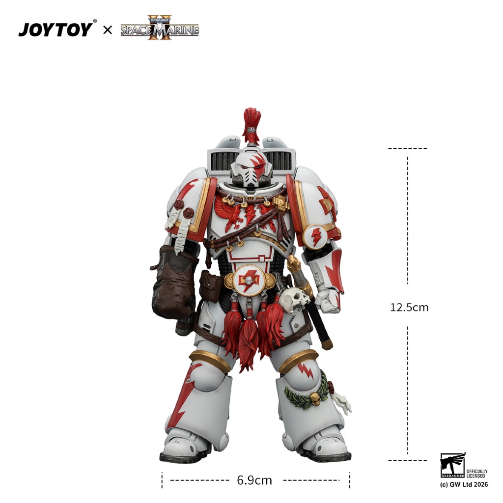 Game Edition White Scars Assault Intercessor Champion with Thunder Hammer and Bolt Pistol - view 7