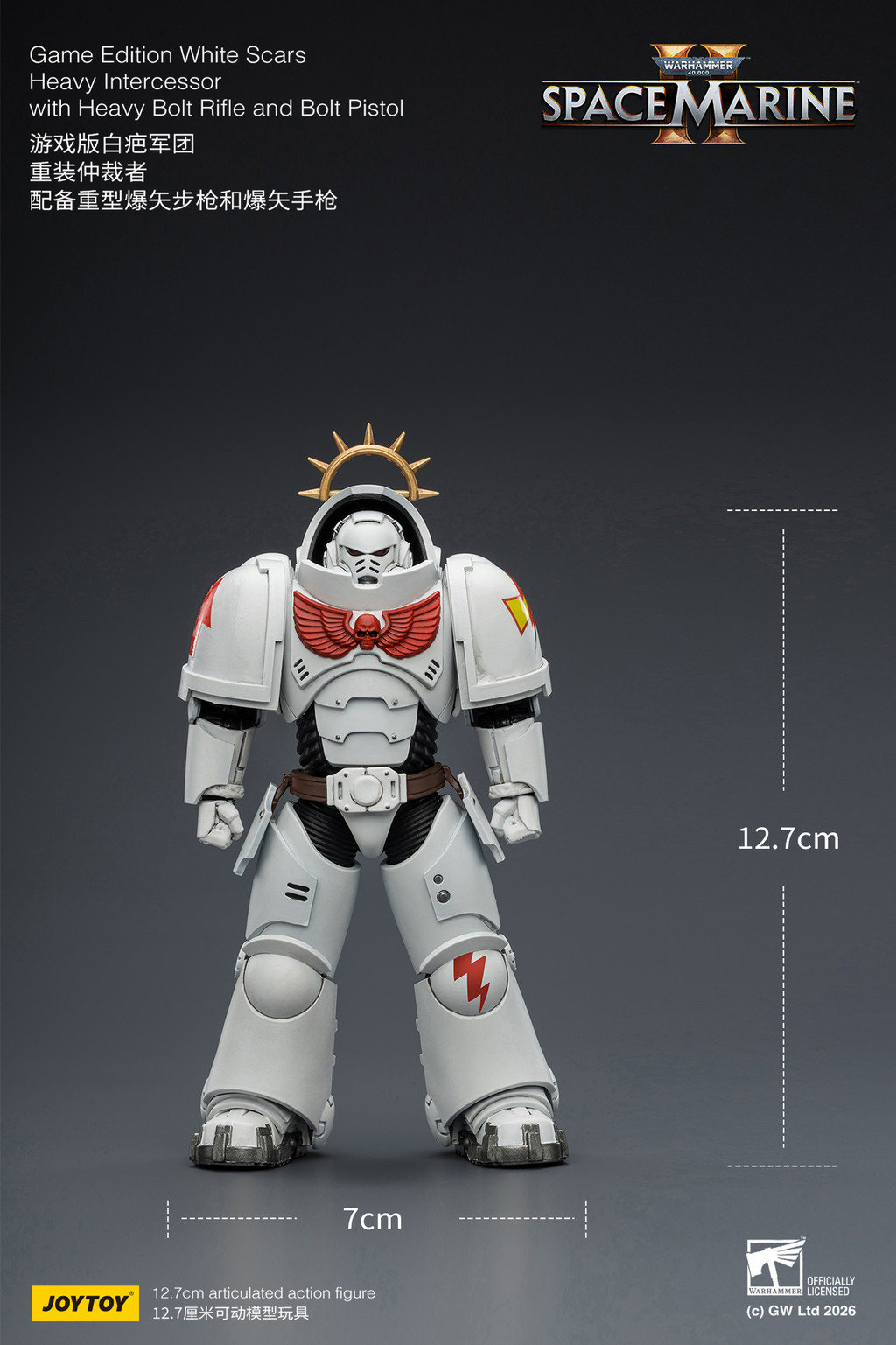 Game Edition White Scars Heavy Intercessor with Heavy Bolt Rifle and Bolt Pistol - view 12