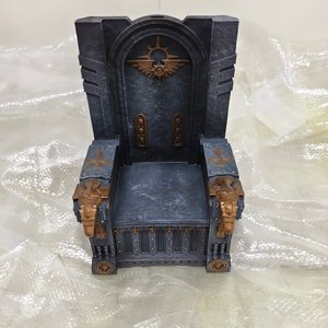 猩嵐工坊 鋼鐵鑄造 通用戰錘類聖殿原體王座 - 原體王座 GT005B 戰鎚 40K 地台 場景 - Premium action figure - $0.00