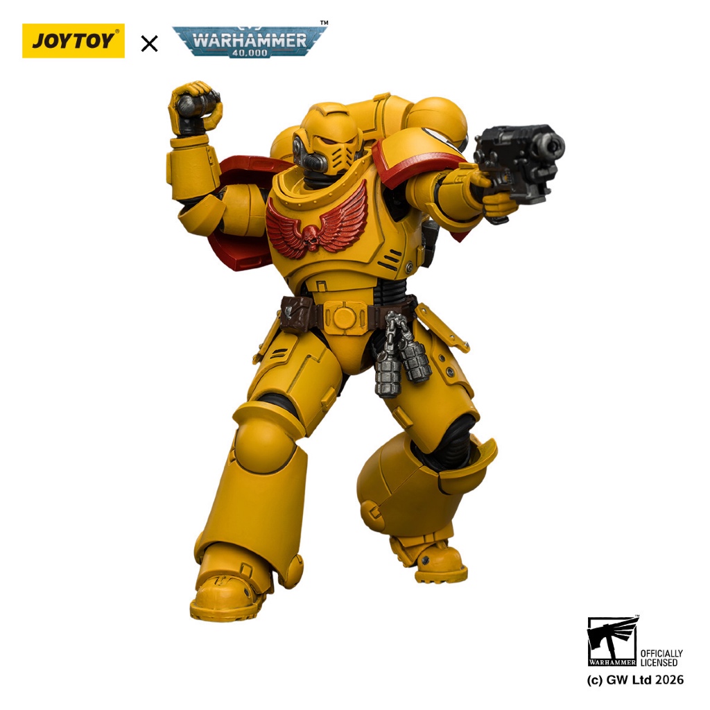 Imperial Fists Intercessor with Bolt Rifle, Bolt Pistol and Chainsword - view 6