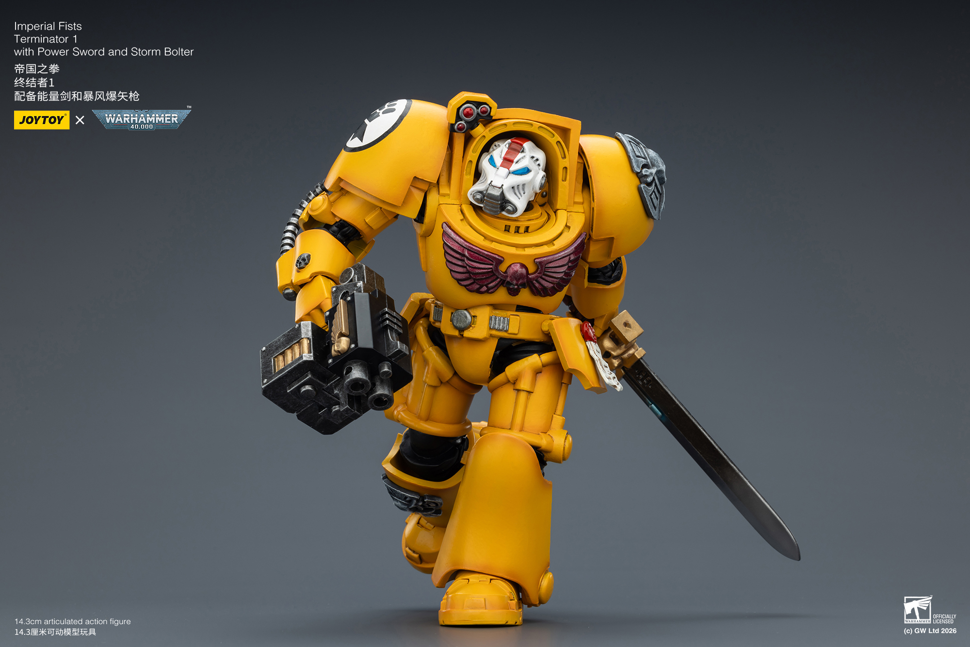 Imperial Fists Terminator 1 with Power Sword and Storm Bolter - view 14