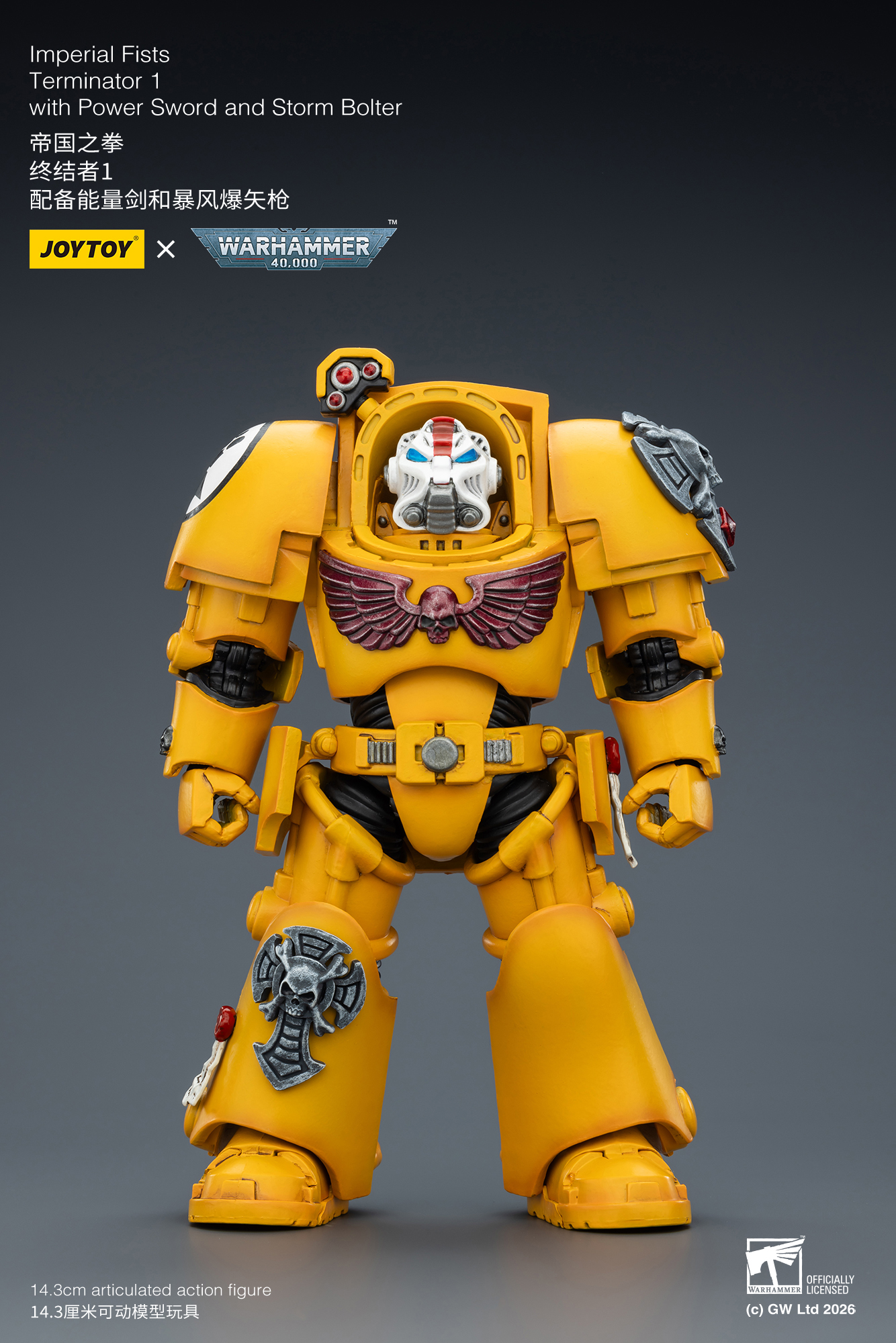 Imperial Fists Terminator 1 with Power Sword and Storm Bolter - view 7