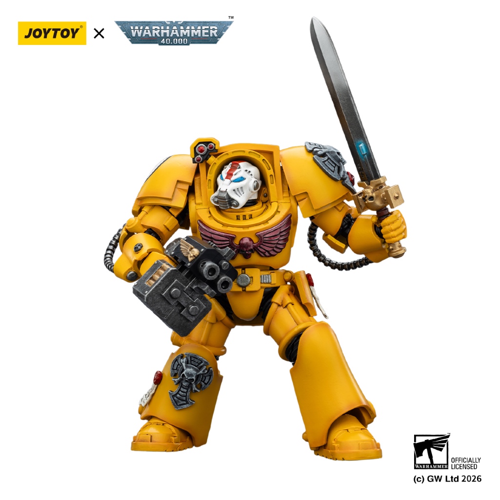 Imperial Fists Terminator 1 with Power Sword and Storm Bolter - view 5