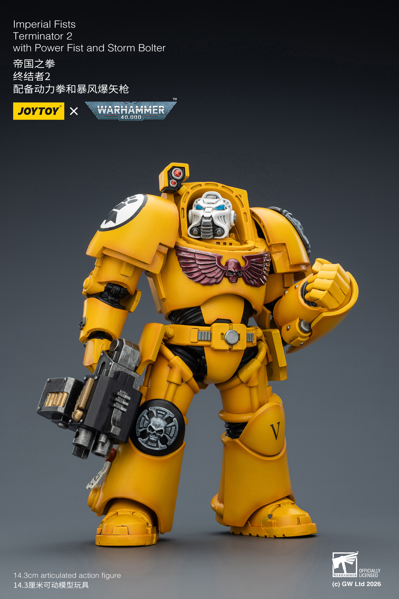 Imperial Fists Terminator 2 with Power Fist and Storm Bolter - view 9