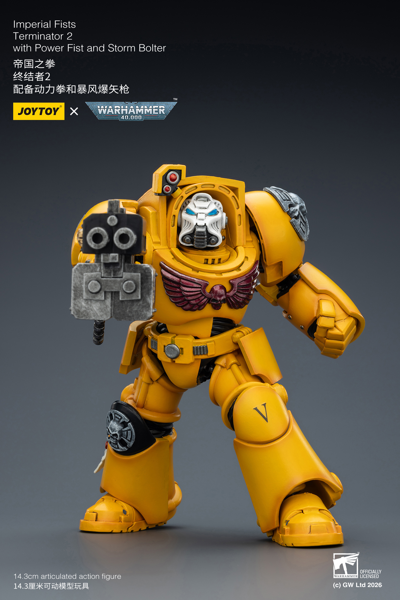 Imperial Fists Terminator 2 with Power Fist and Storm Bolter - view 14