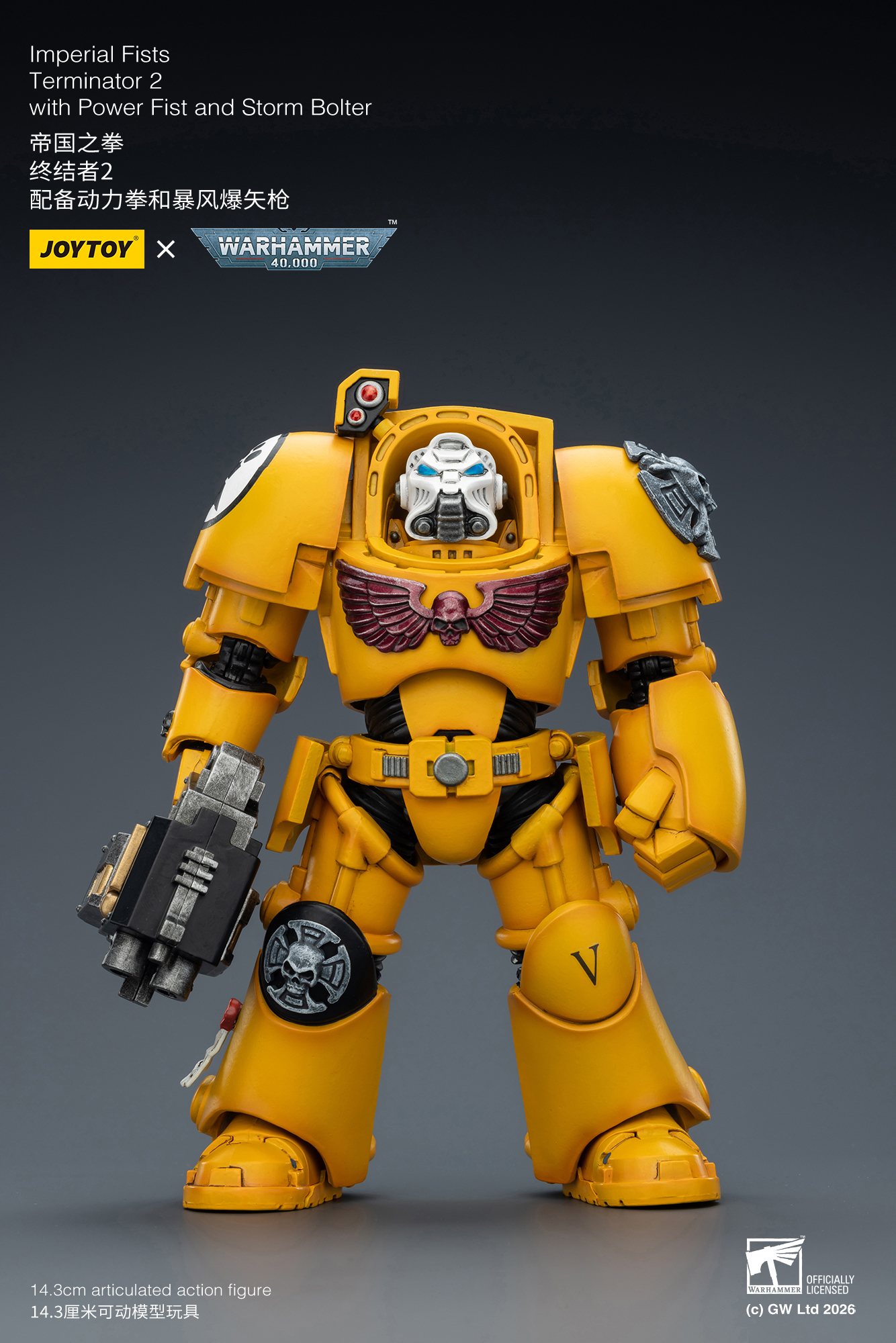 Imperial Fists Terminator 2 with Power Fist and Storm Bolter - view 7