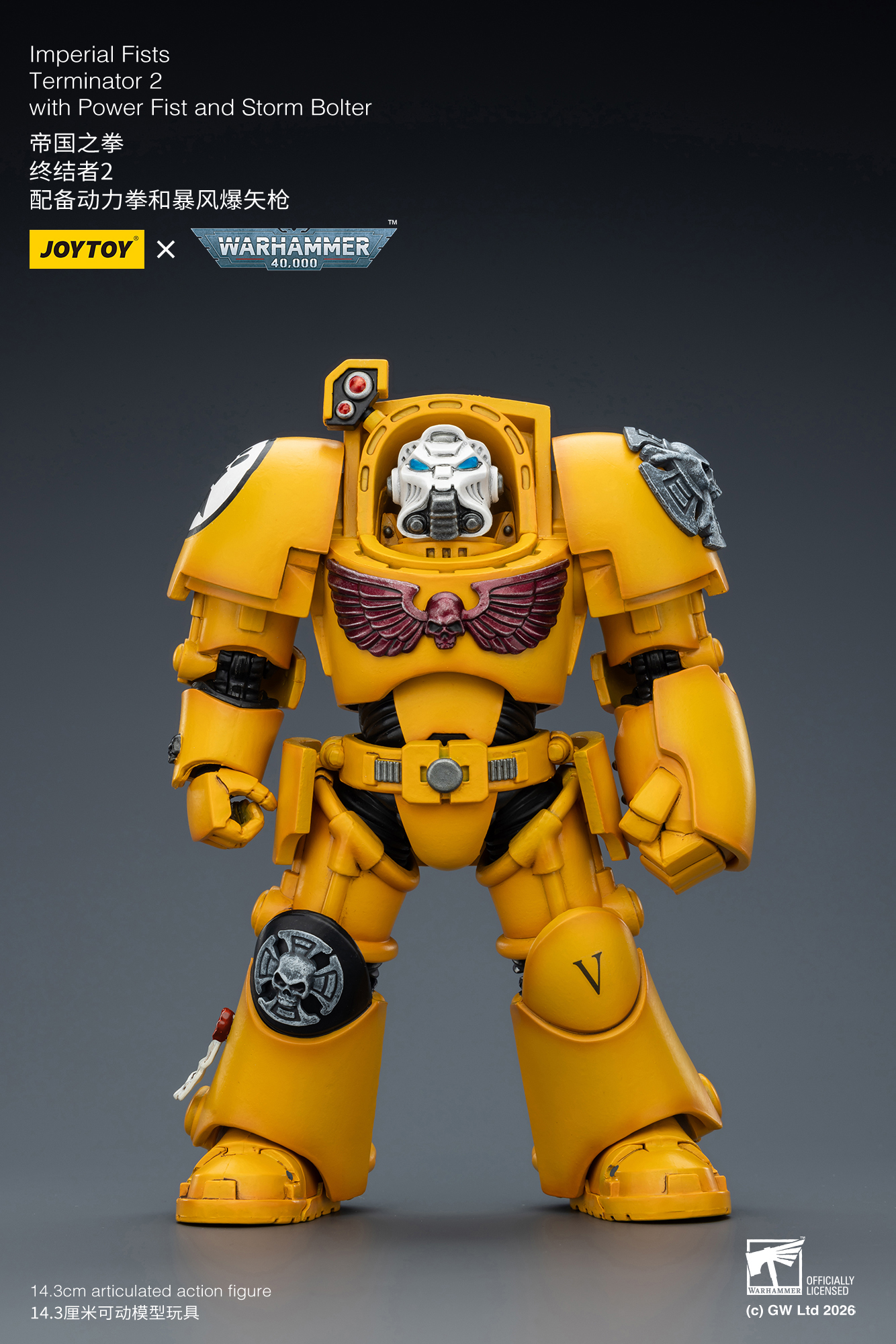 Imperial Fists Terminator 2 with Power Fist and Storm Bolter - view 8