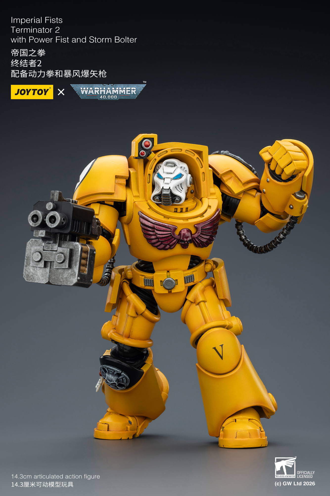 Imperial Fists Terminator 2 with Power Fist and Storm Bolter - view 12