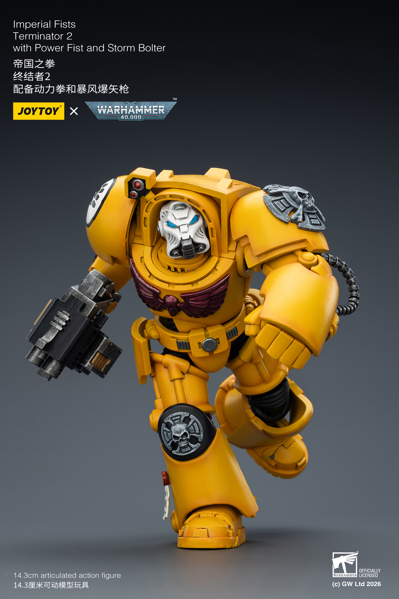 Imperial Fists Terminator 2 with Power Fist and Storm Bolter - view 11