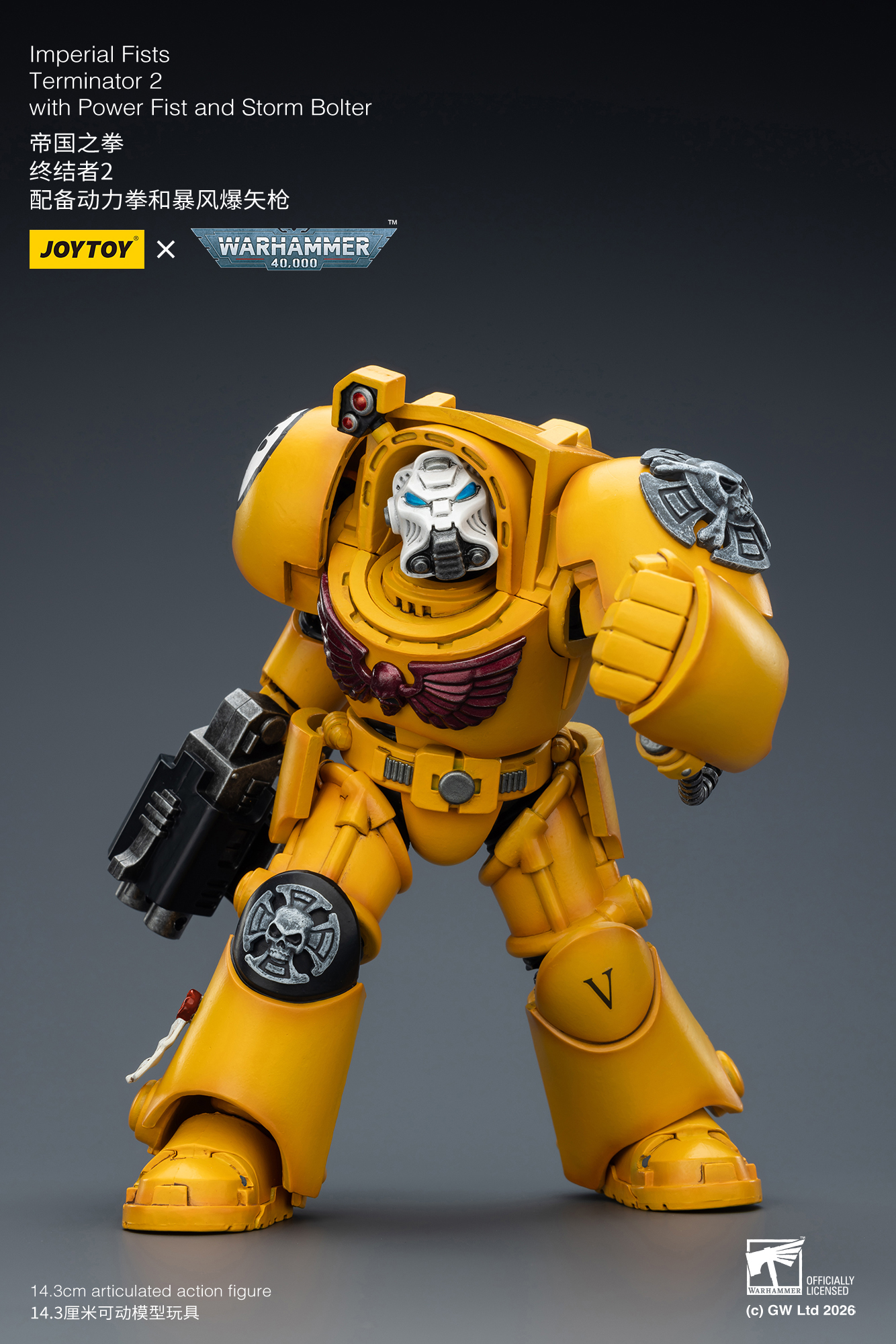 Imperial Fists Terminator 2 with Power Fist and Storm Bolter - view 13