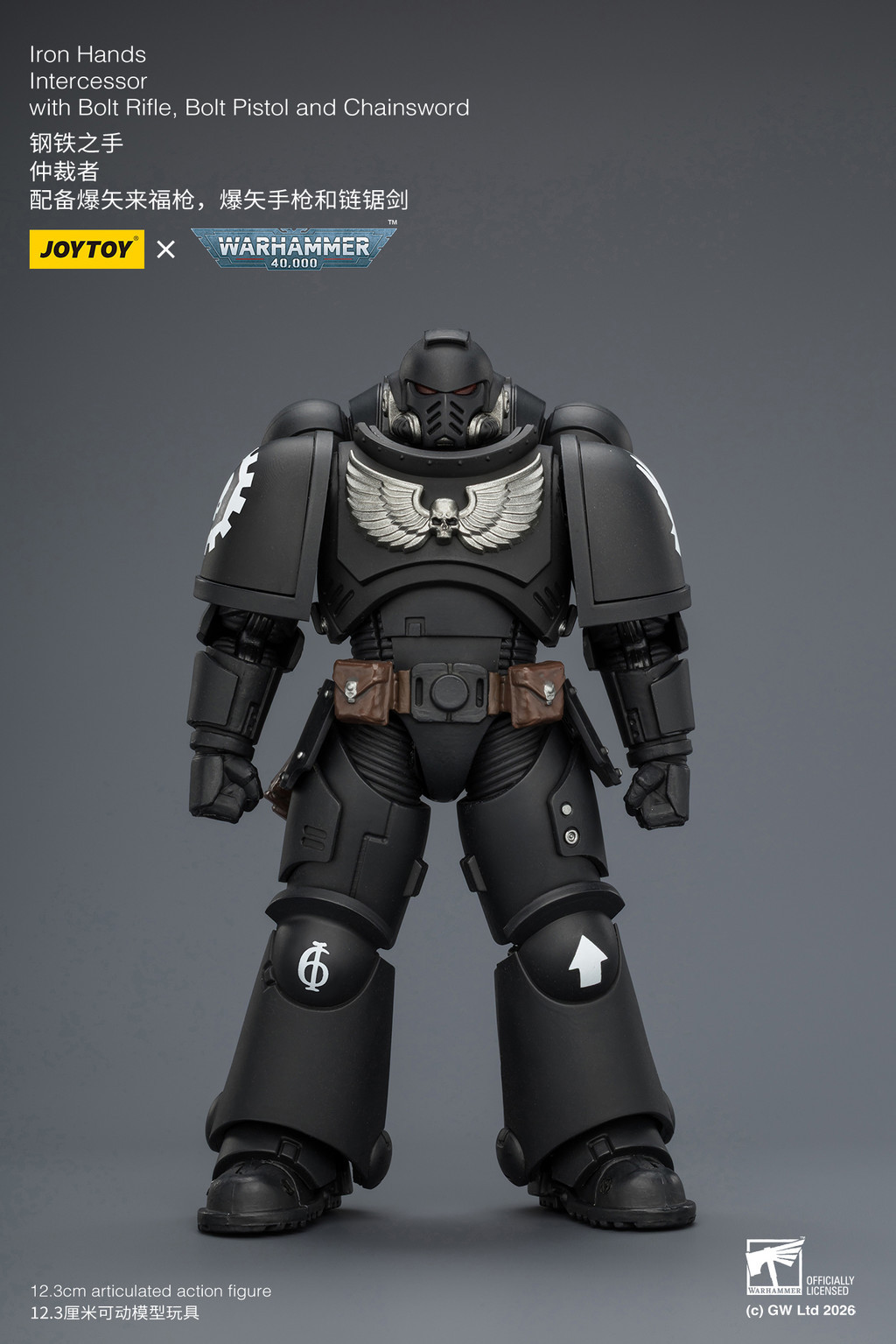 Iron Hands Intercessor with Bolt Rifle, Bolt Pistol and Chainsword - view 8