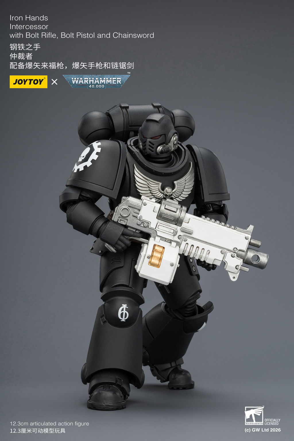 Iron Hands Intercessor with Bolt Rifle, Bolt Pistol and Chainsword - view 14