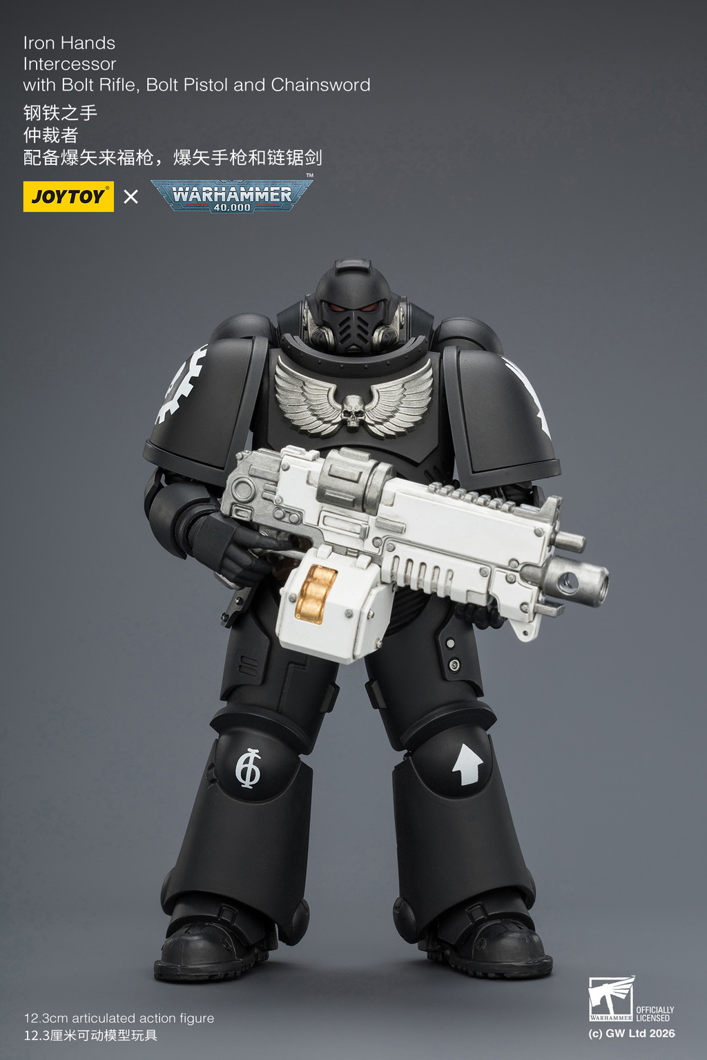 Iron Hands Intercessor with Bolt Rifle, Bolt Pistol and Chainsword - view 9