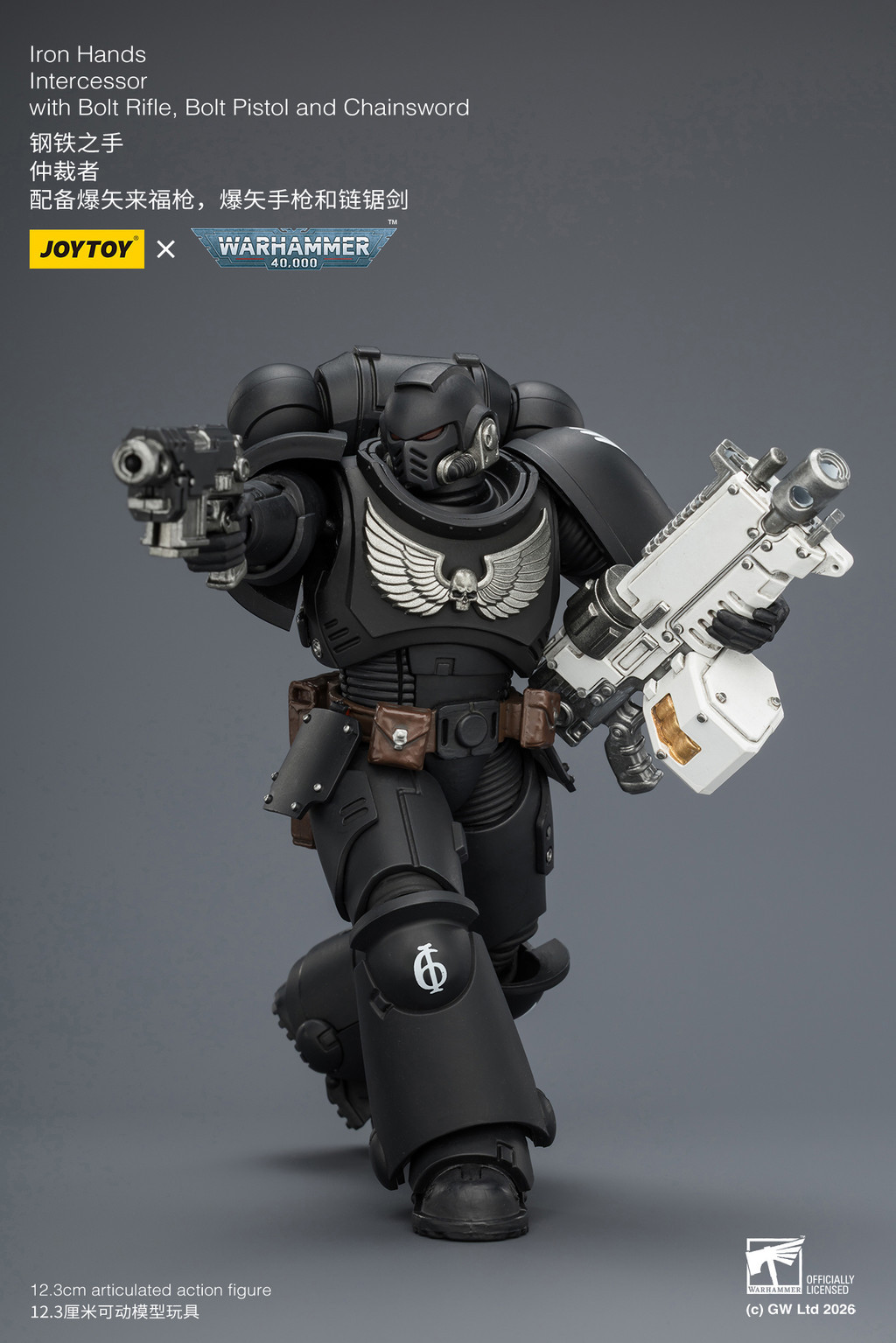Iron Hands Intercessor with Bolt Rifle, Bolt Pistol and Chainsword - view 17
