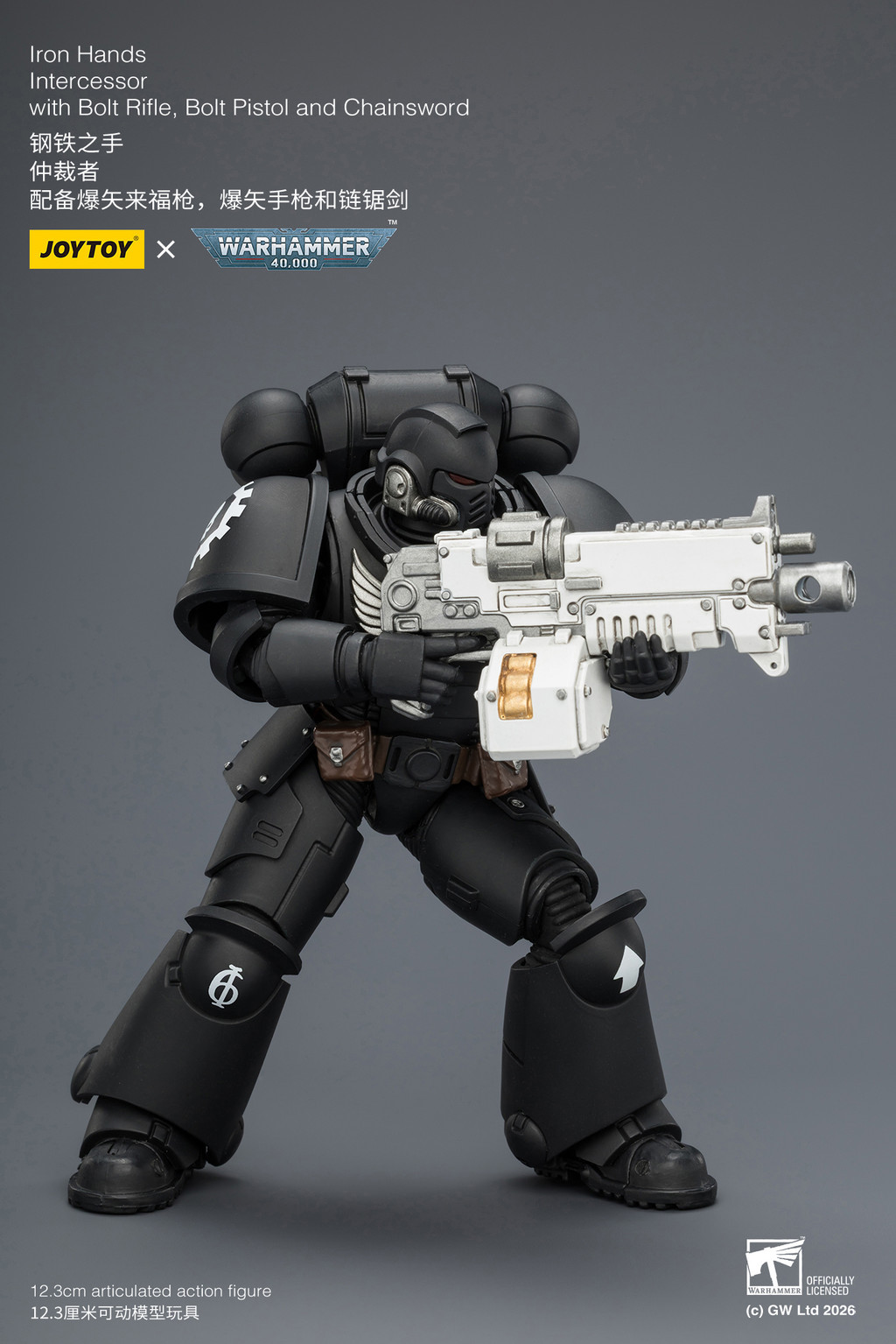 Iron Hands Intercessor with Bolt Rifle, Bolt Pistol and Chainsword - view 12