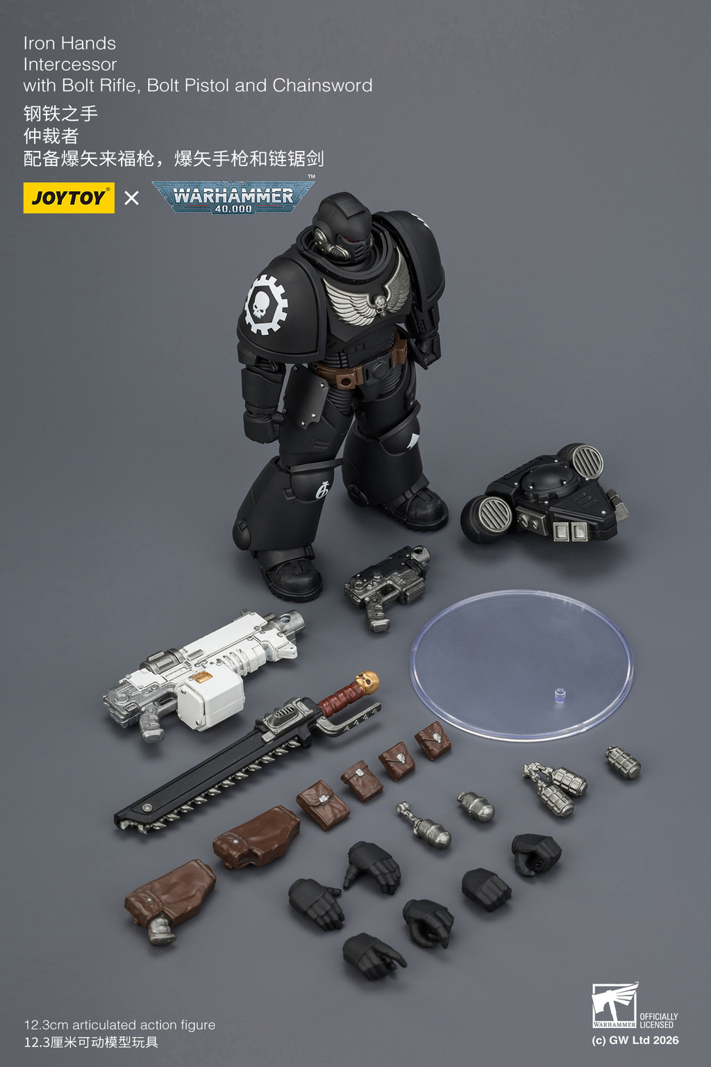 Iron Hands Intercessor with Bolt Rifle, Bolt Pistol and Chainsword - view 18