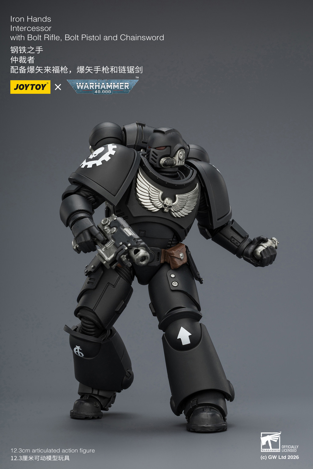 Iron Hands Intercessor with Bolt Rifle, Bolt Pistol and Chainsword - view 15