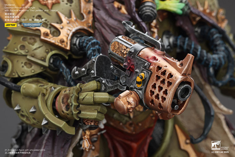Mortarion， Daemon Primarch of Nurgle with Ancient weapons‘The Lantern' and ‘Silence' - view 15