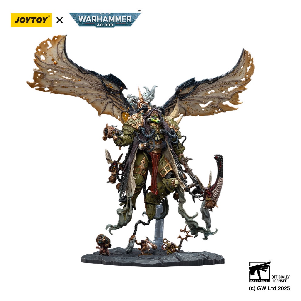 Mortarion， Daemon Primarch of Nurgle with Ancient weapons‘The Lantern' and ‘Silence' - view 4