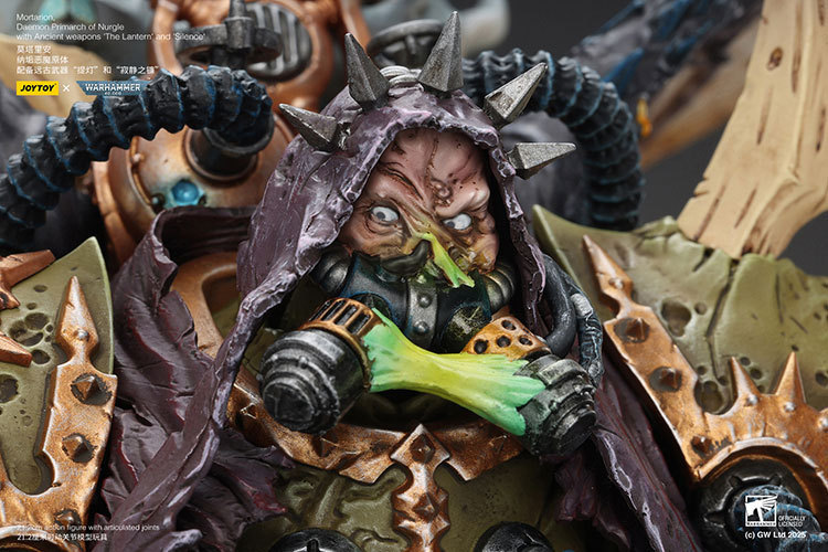 Mortarion， Daemon Primarch of Nurgle with Ancient weapons‘The Lantern' and ‘Silence' - view 12