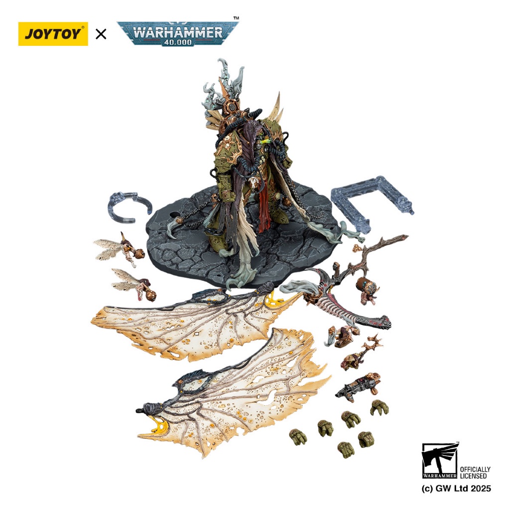 Mortarion， Daemon Primarch of Nurgle with Ancient weapons‘The Lantern' and ‘Silence' - view 5