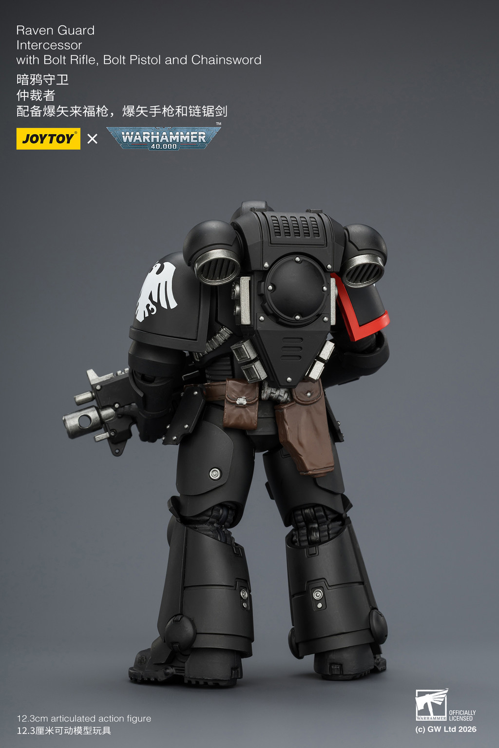 Raven Guard Intercessor with Bolt Rifle, Bolt Pistol and Chainsword - view 12