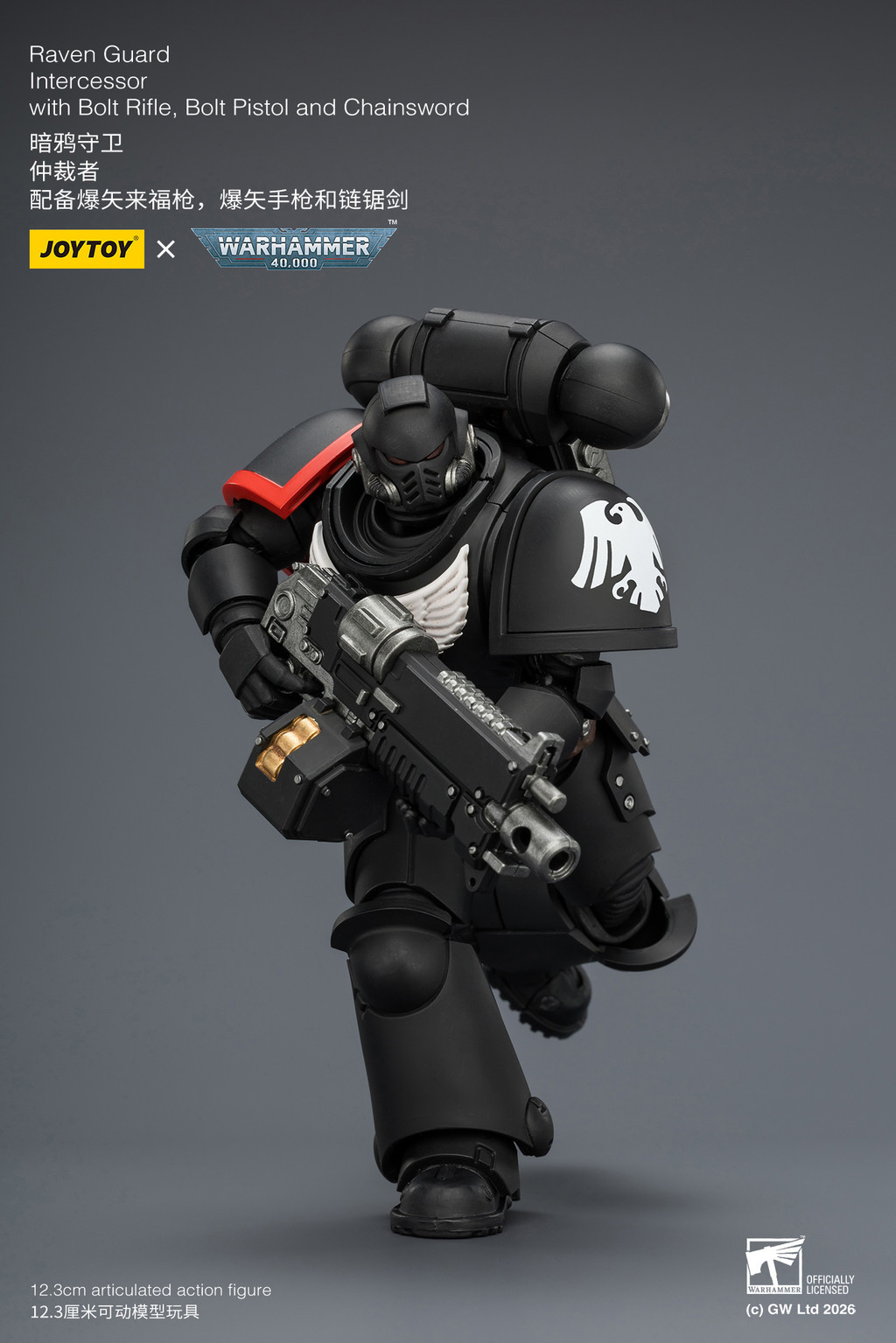 Raven Guard Intercessor with Bolt Rifle, Bolt Pistol and Chainsword - view 14