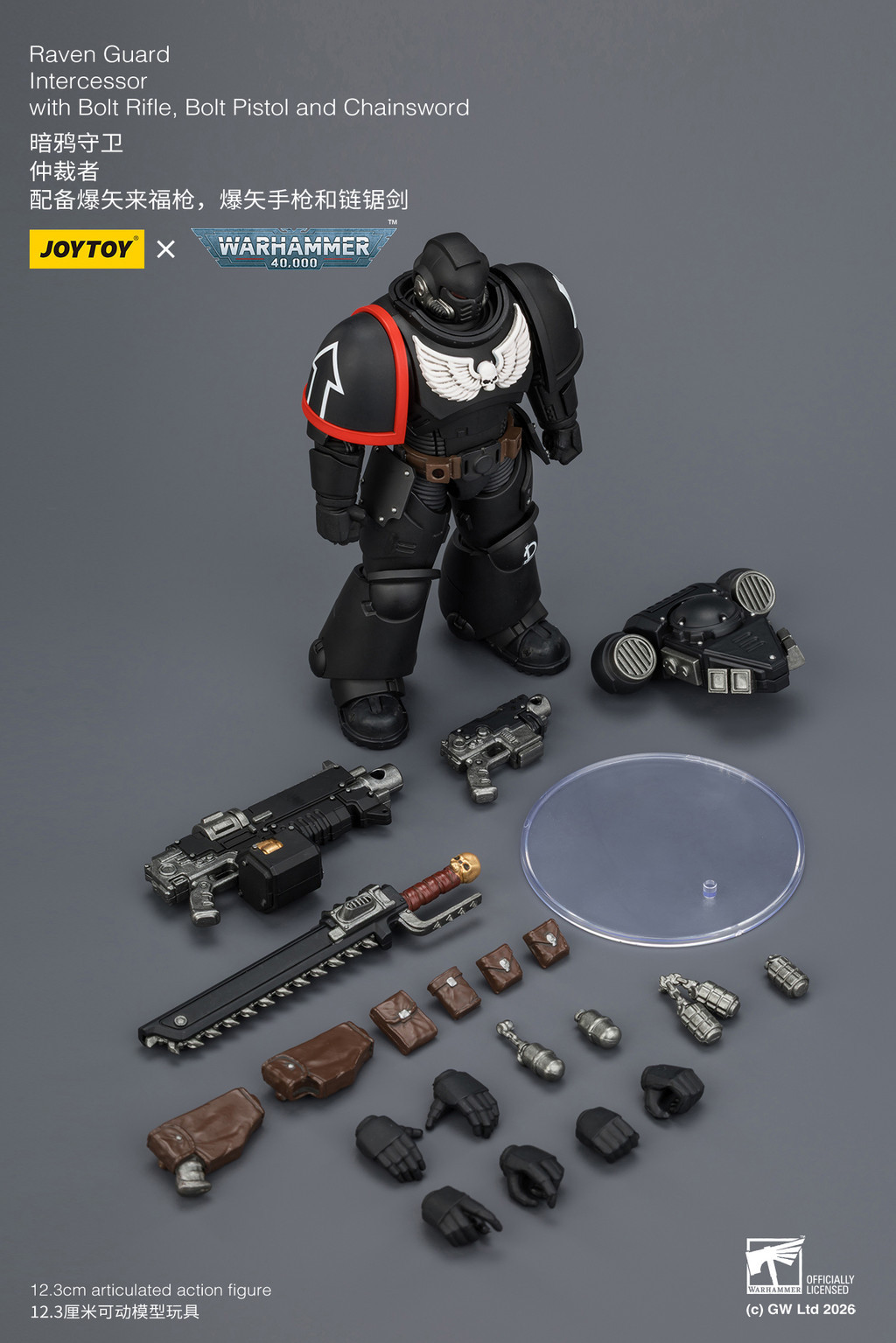 Raven Guard Intercessor with Bolt Rifle, Bolt Pistol and Chainsword - view 18