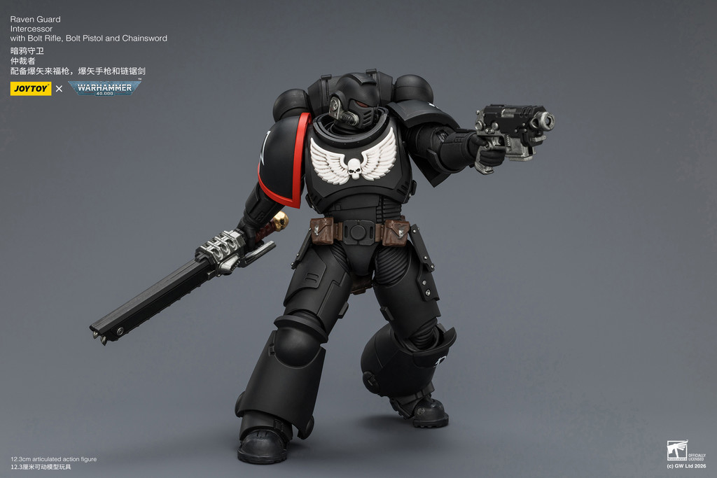 Raven Guard Intercessor with Bolt Rifle, Bolt Pistol and Chainsword - view 16