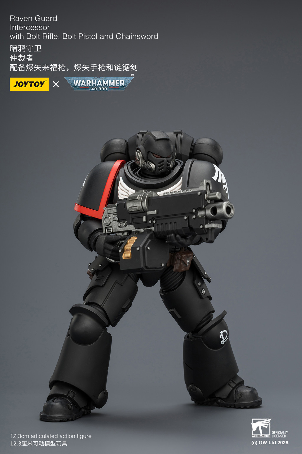 Raven Guard Intercessor with Bolt Rifle, Bolt Pistol and Chainsword - view 13
