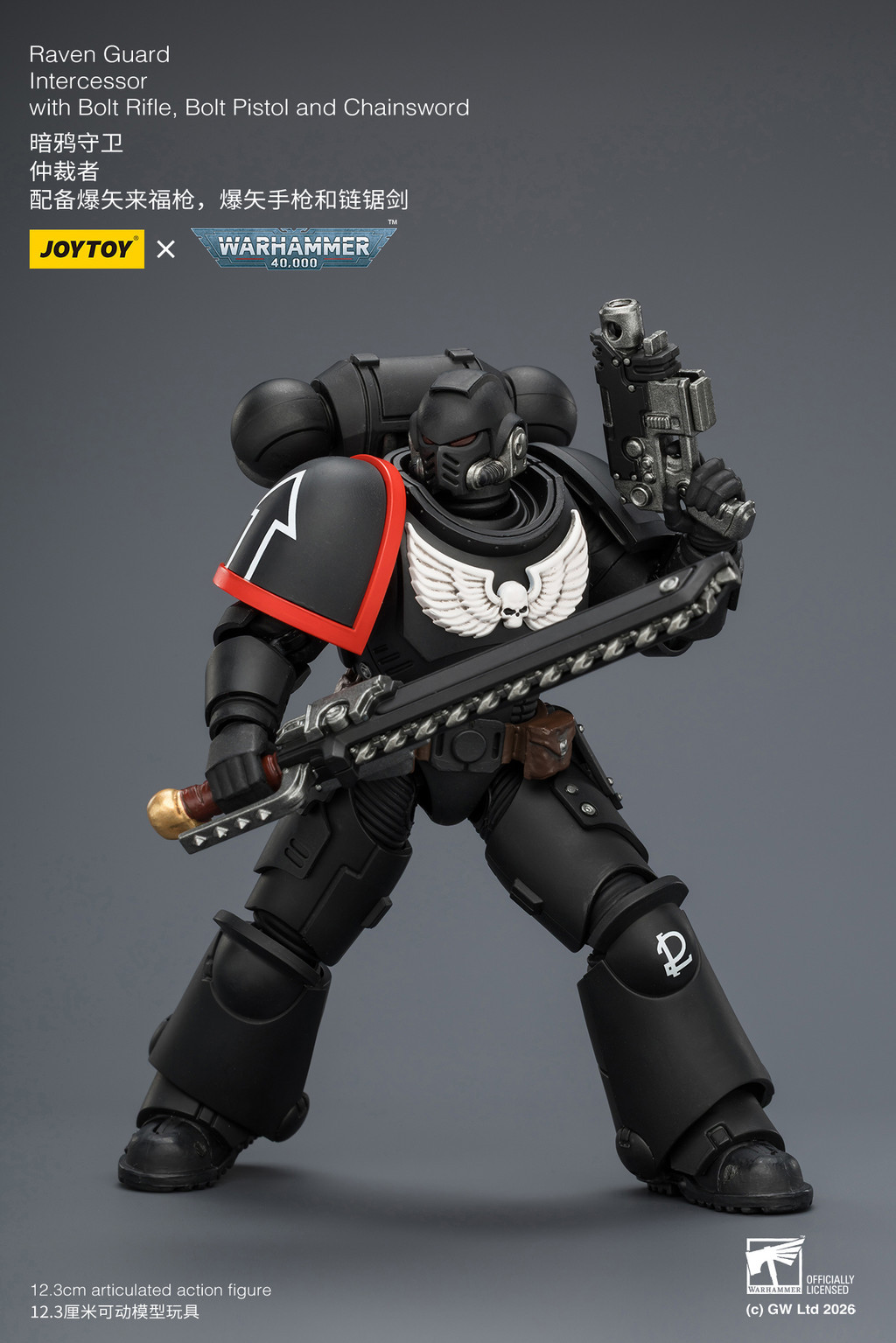 Raven Guard Intercessor with Bolt Rifle, Bolt Pistol and Chainsword - view 15