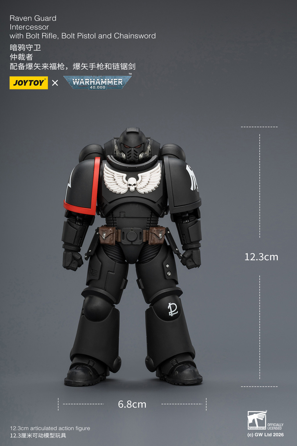 Raven Guard Intercessor with Bolt Rifle, Bolt Pistol and Chainsword - view 11
