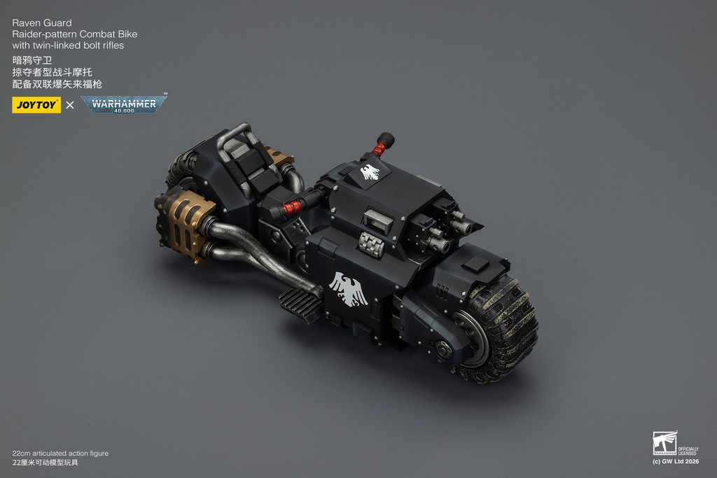 Raven Guard Raider-pattern Combat Bike with twin-linked bolt rifles - view 7