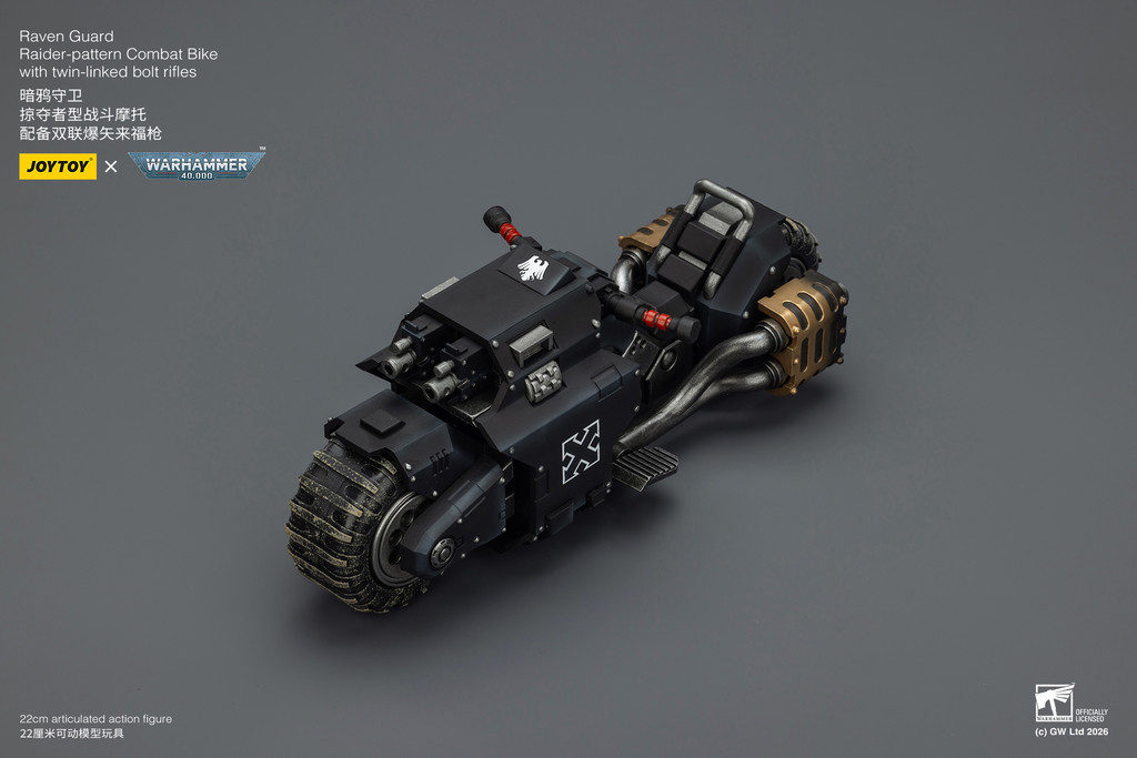 Raven Guard Raider-pattern Combat Bike with twin-linked bolt rifles - view 8