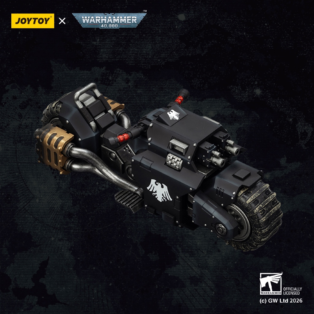 Raven Guard Raider-pattern Combat Bike with twin-linked bolt rifles - main product image