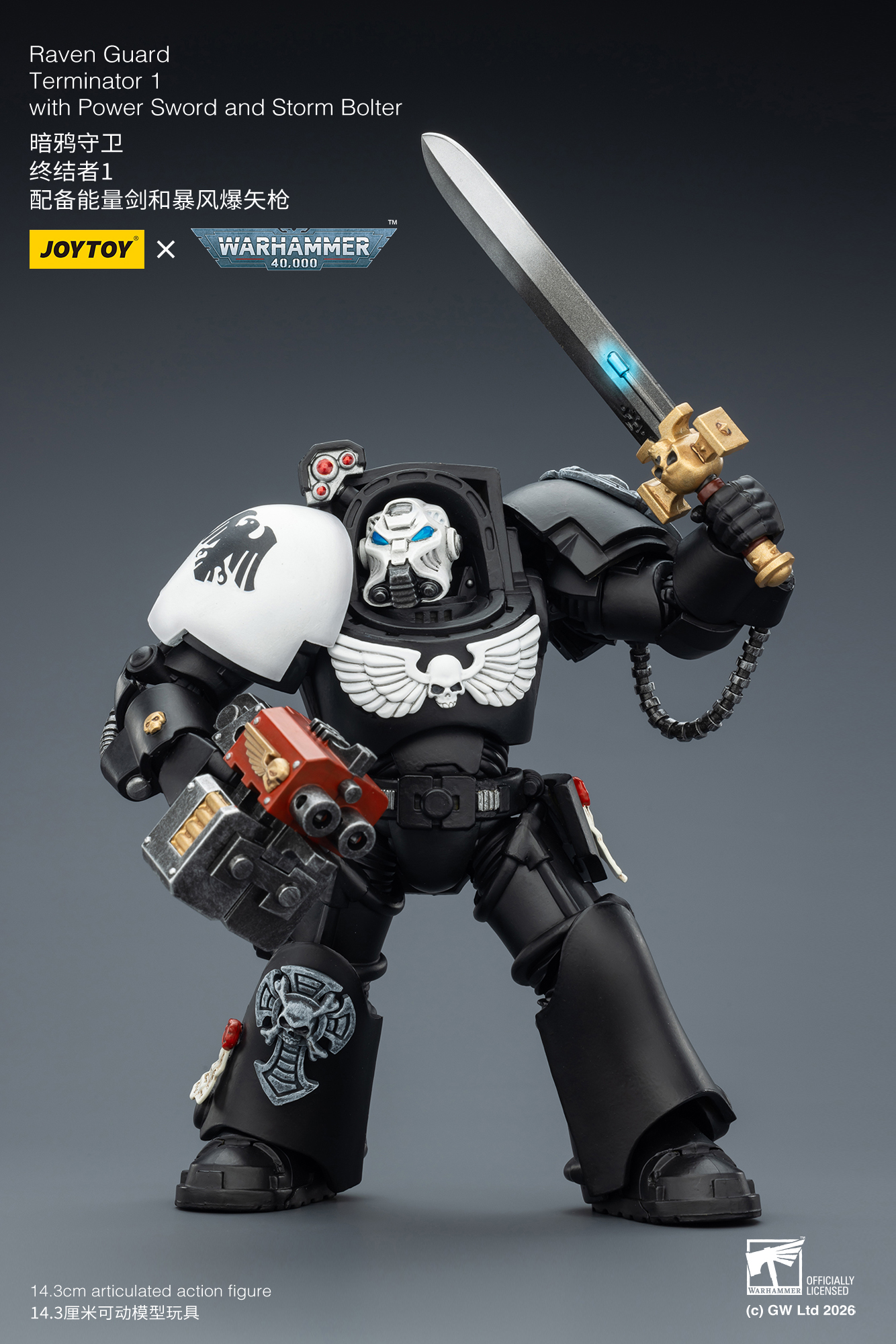 Raven Guard Terminator 1 with Power Sword and Storm Bolter - view 14