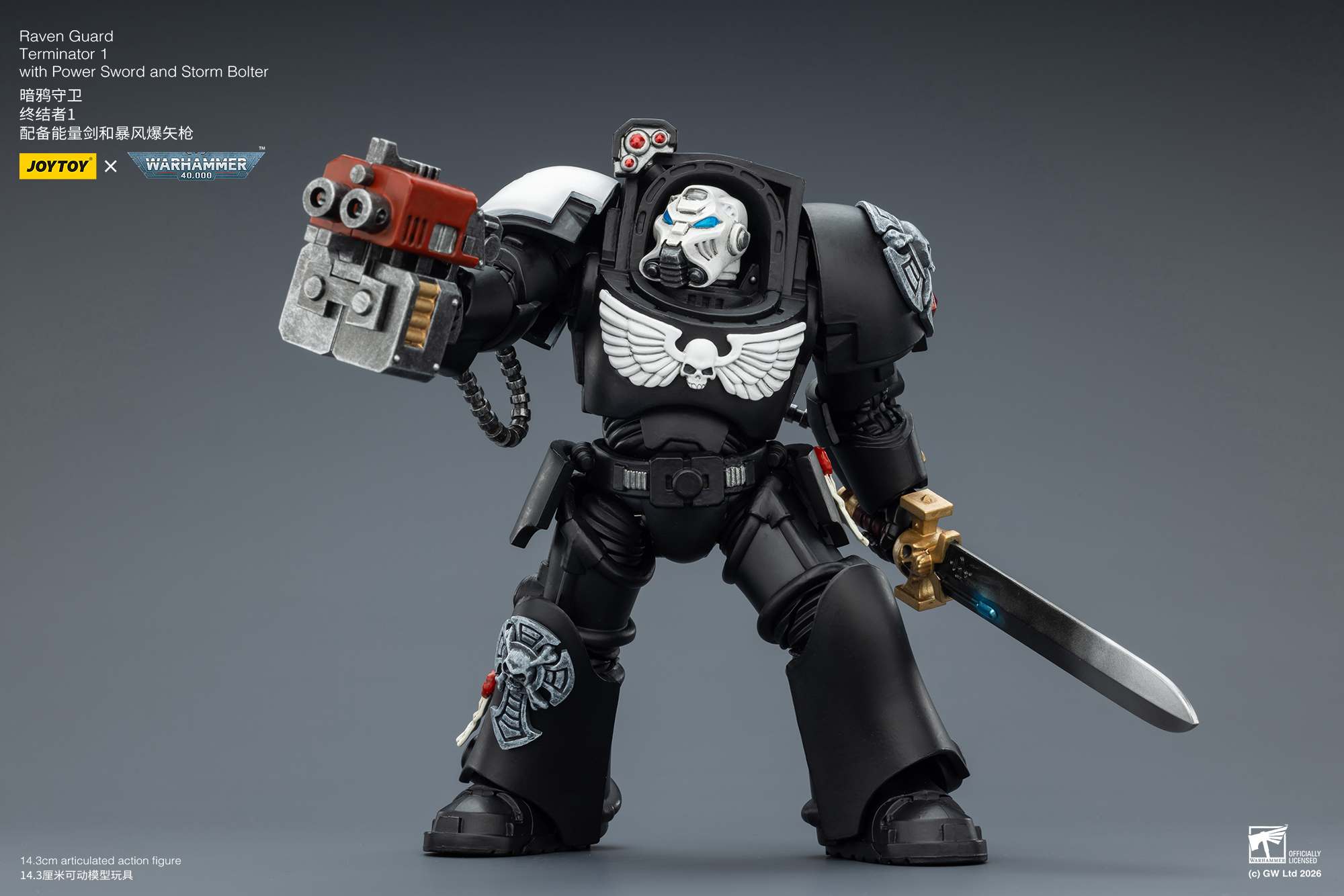 Raven Guard Terminator 1 with Power Sword and Storm Bolter - view 11