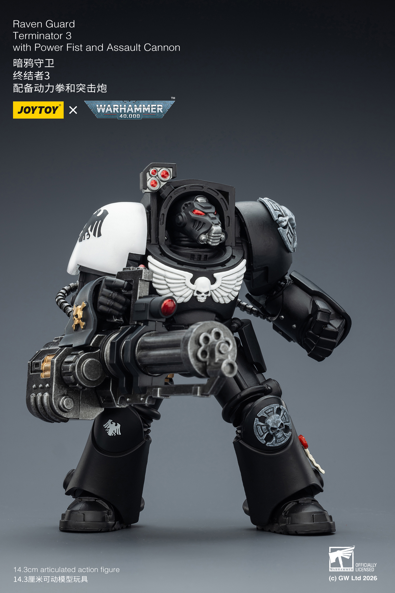 Raven Guard Terminator 3 with Power Fist and Assault Cannon - view 13
