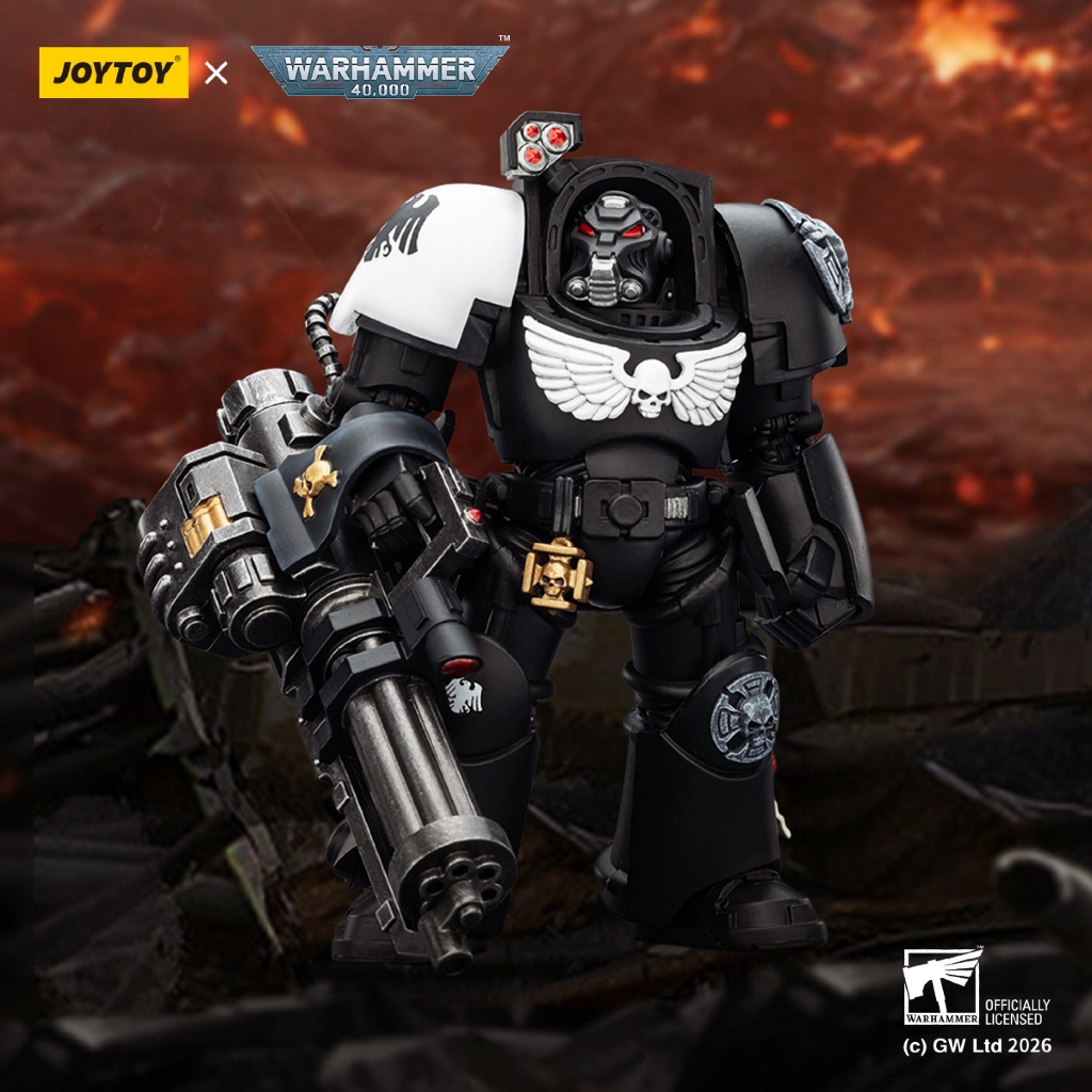Raven Guard Terminator 3 with Power Fist and Assault Cannon - main product image