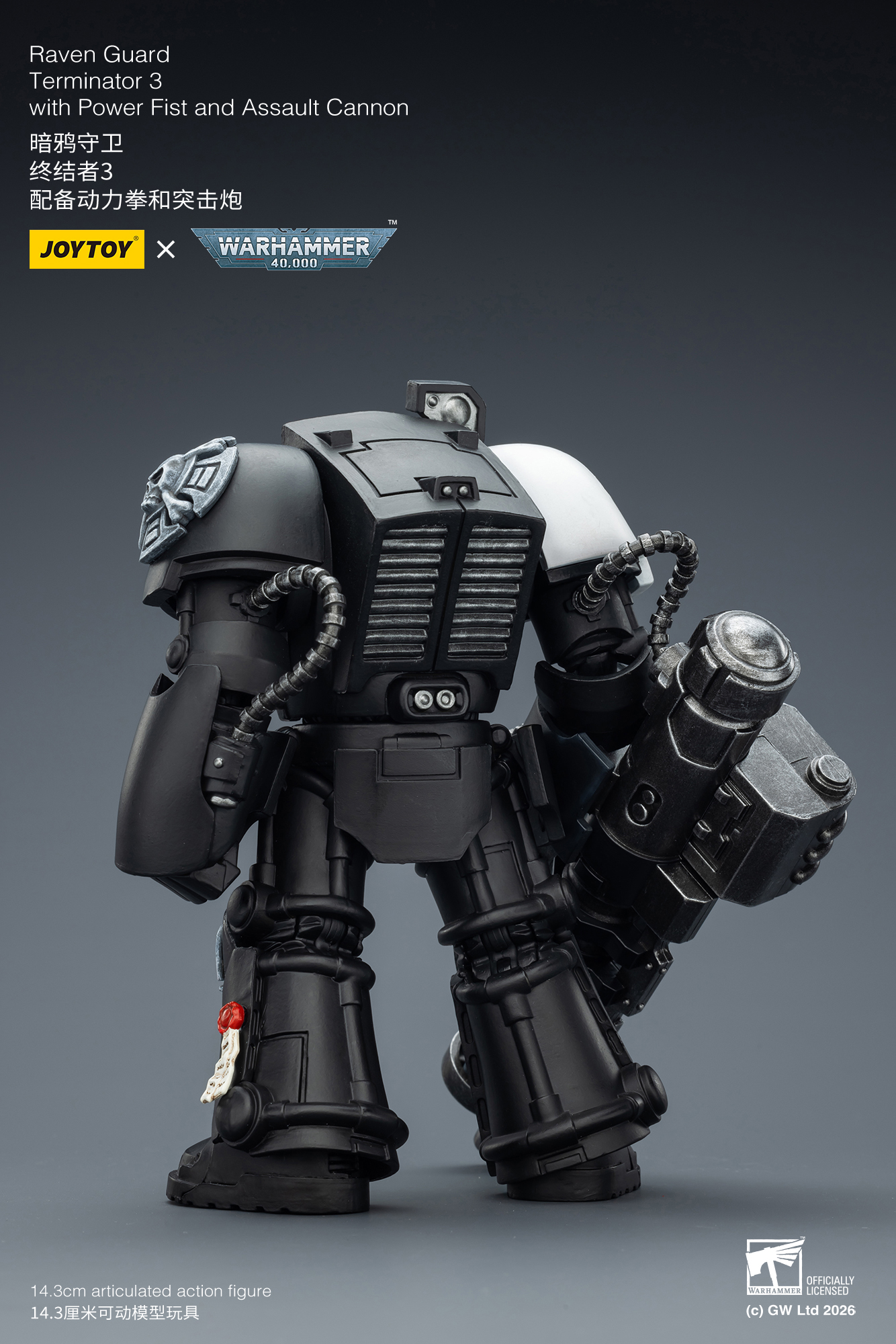 Raven Guard Terminator 3 with Power Fist and Assault Cannon - view 9