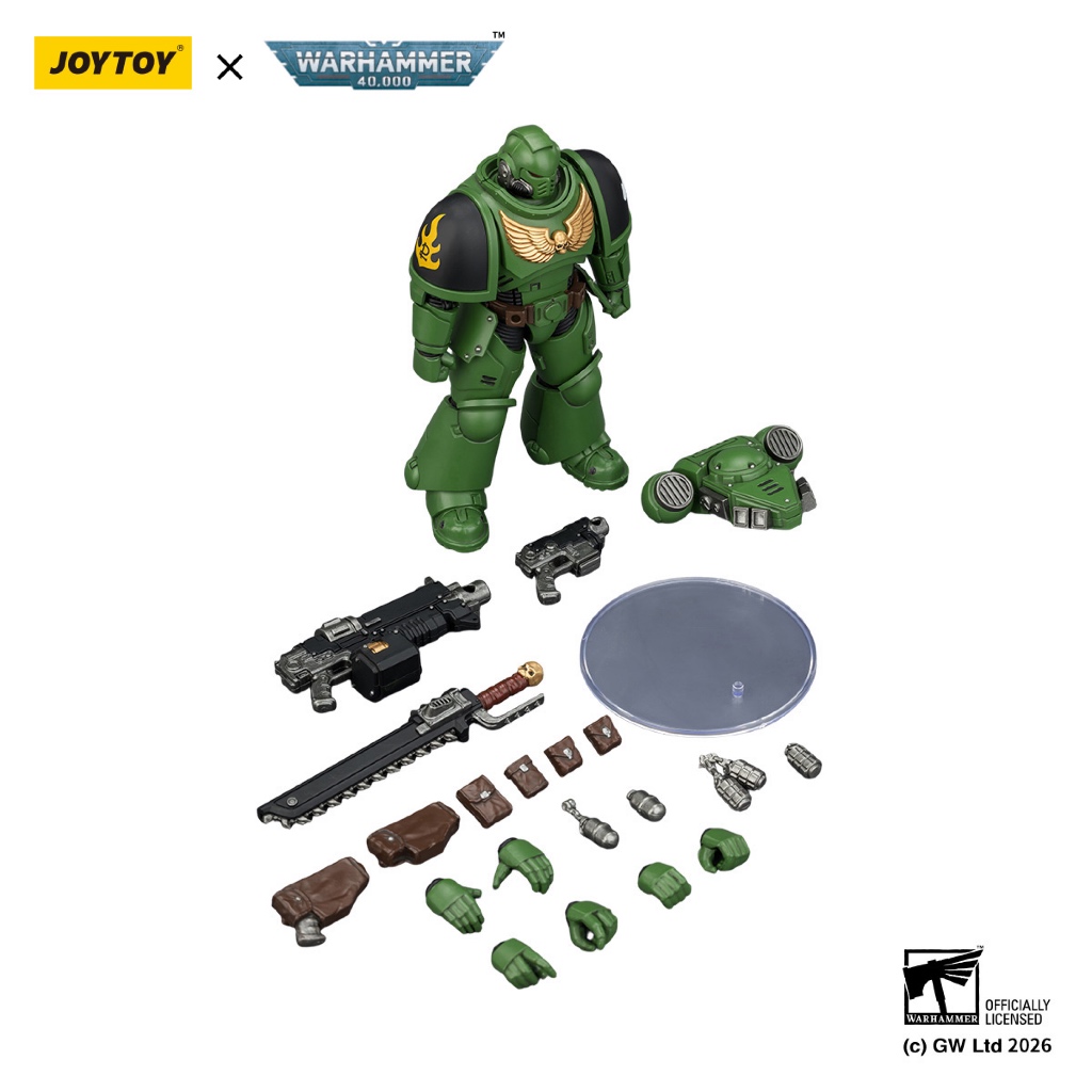 Salamanders Intercessor with Bolt Rifle, Bolt Pistol and Chainsword - view 7