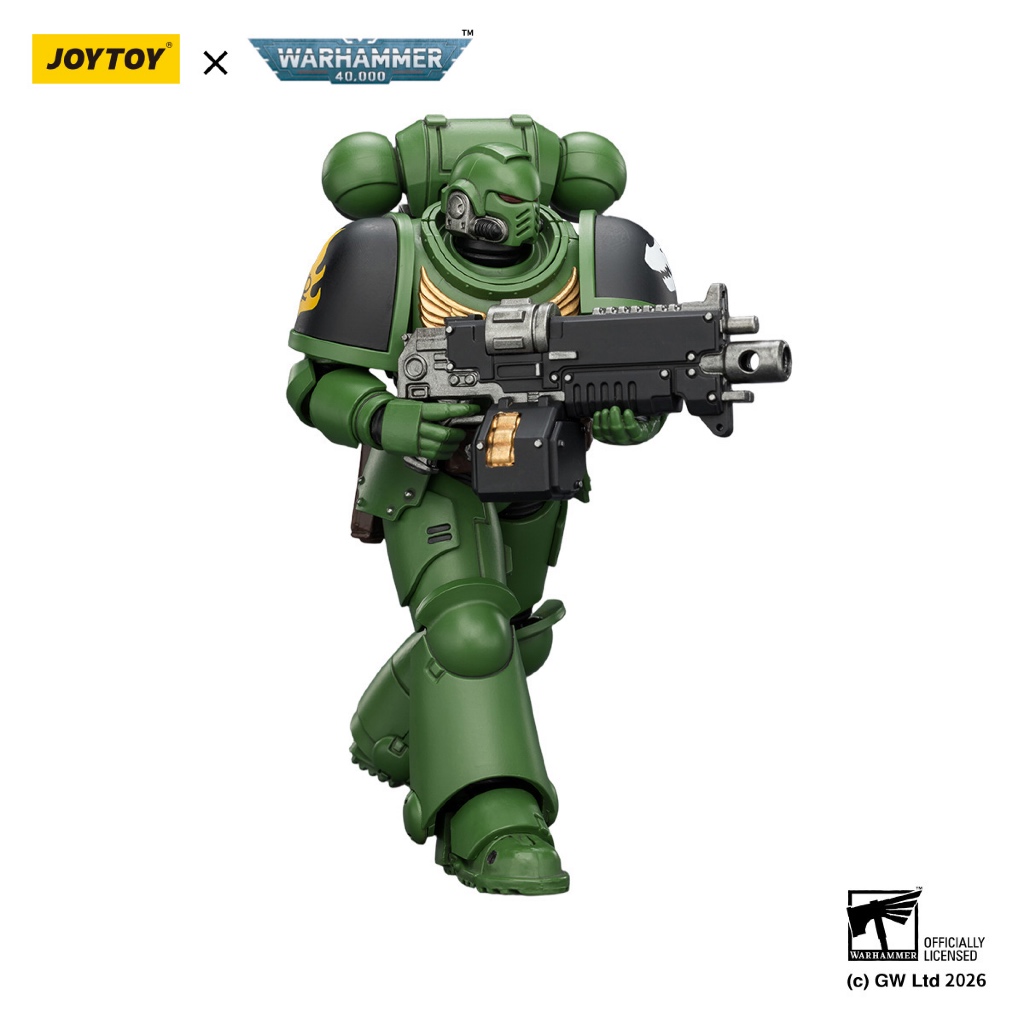 Salamanders Intercessor with Bolt Rifle, Bolt Pistol and Chainsword - view 5