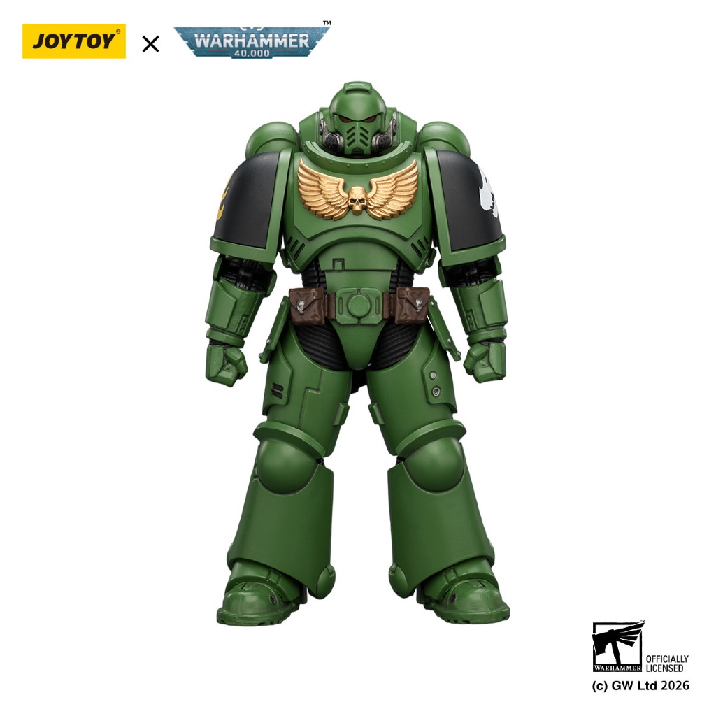 Salamanders Intercessor with Bolt Rifle, Bolt Pistol and Chainsword - view 2
