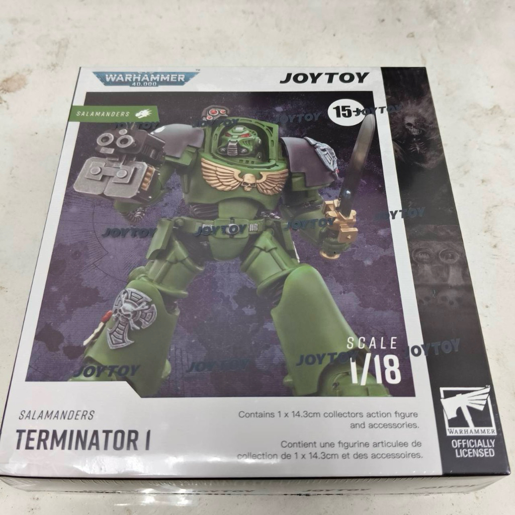 Salamanders Terminator 1 with Power Sword and Storm Bolter - main product image