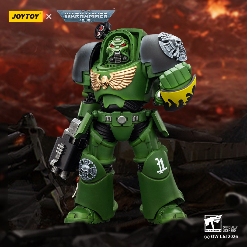 Salamanders Terminator 2 with Power Fist and Storm Bolter - main product image