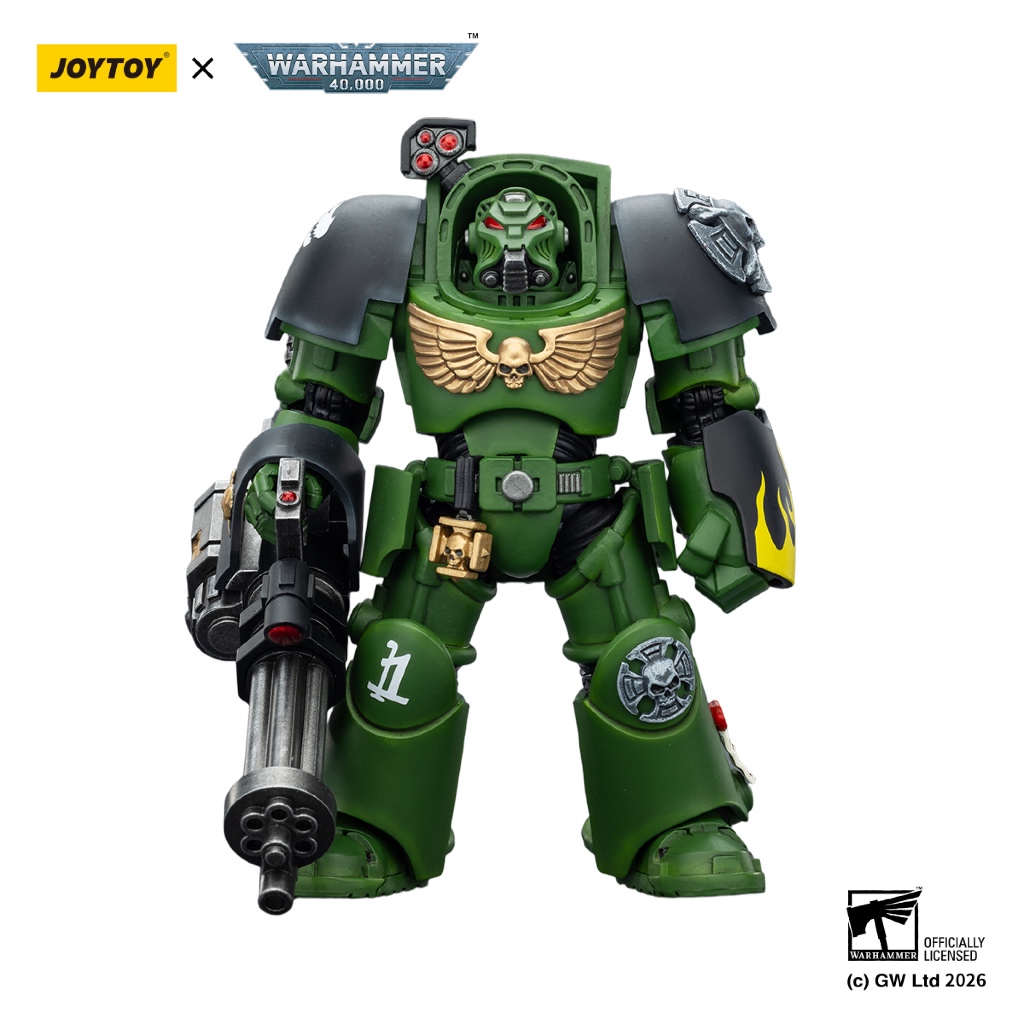 Salamanders Terminator 3 with Power Fist and Assault Cannon - view 2
